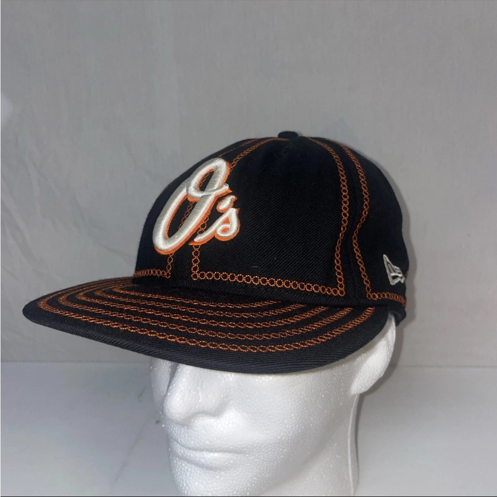 New Era 59Fifty Fitted Hat Cap Baltimore Orioles, Size 7 3/8, MLB Baseball
